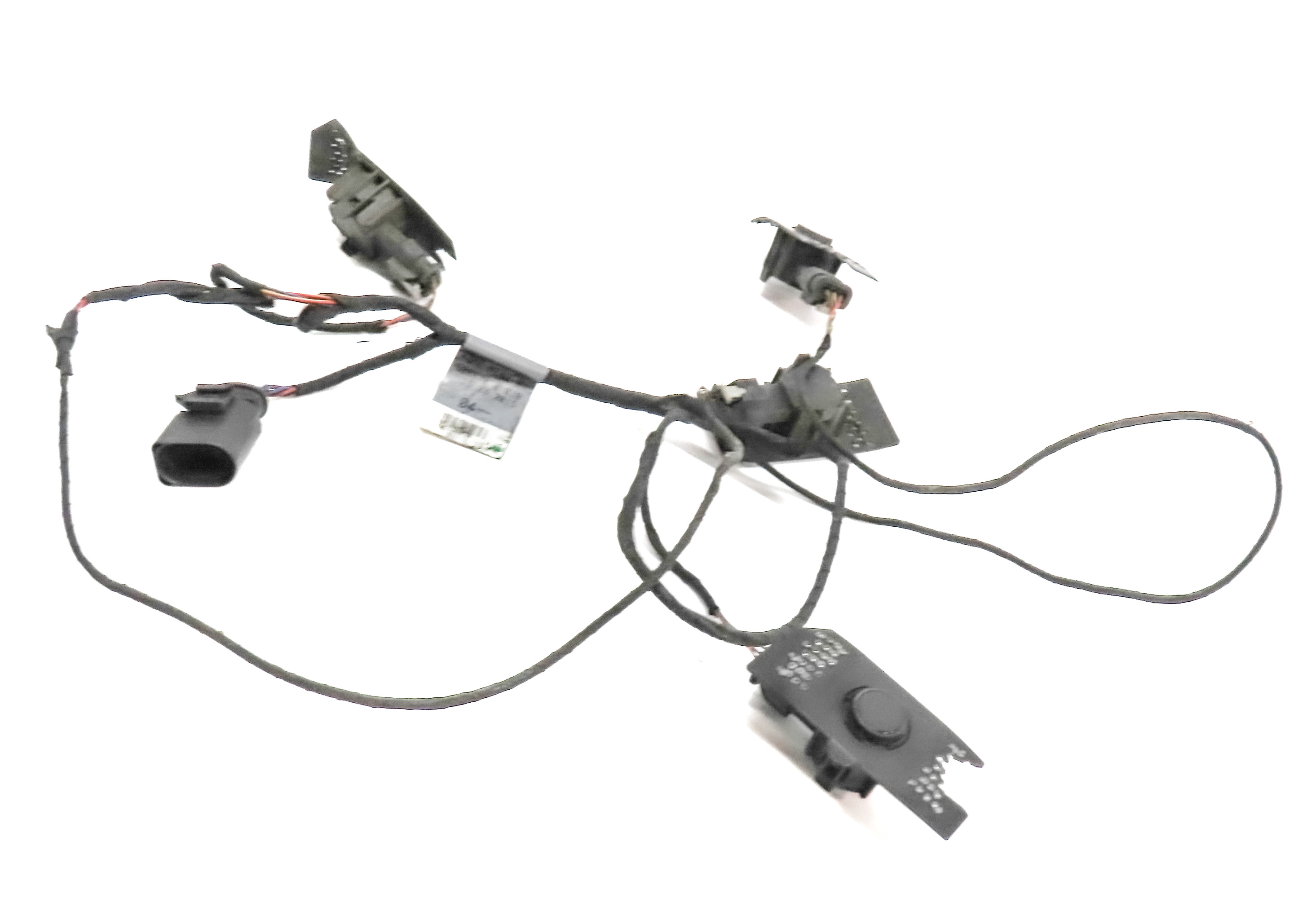 2016. AUDI A3 (8V) REAR PARK ASSIST PDC DISTANCE CONTROL SENSOR SET/4 (Black) — exact item pictured